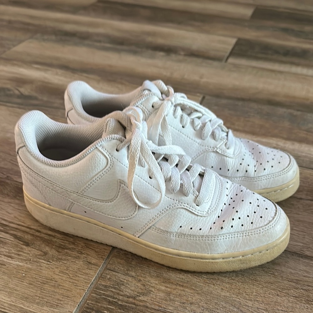 Nike White Low-Top Sneakers